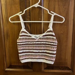 Hollister XS Crotchet Top